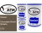 Preview: Nissan, Chocolate Brown Metallic, CT2: 500ml Lackdose + 500ml Klarlack + 250ml Härter - Set, von ATW Autoteile West.